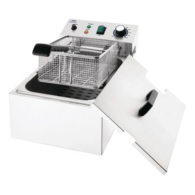 Nisbets Essentials Single Tank Electric Fryer CT956