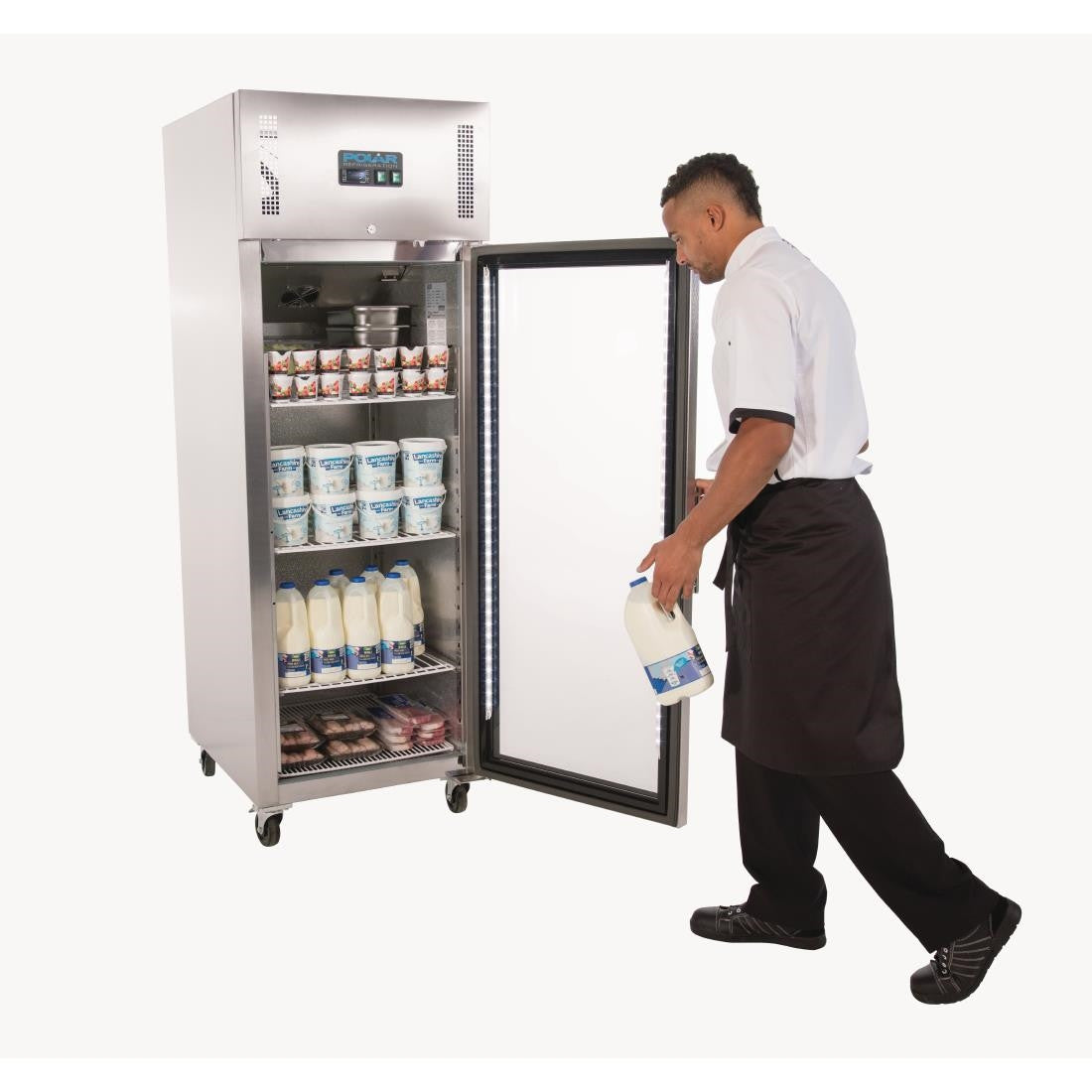 Polar G-Series Upright Gastro Display Fridge 600Ltr CW197