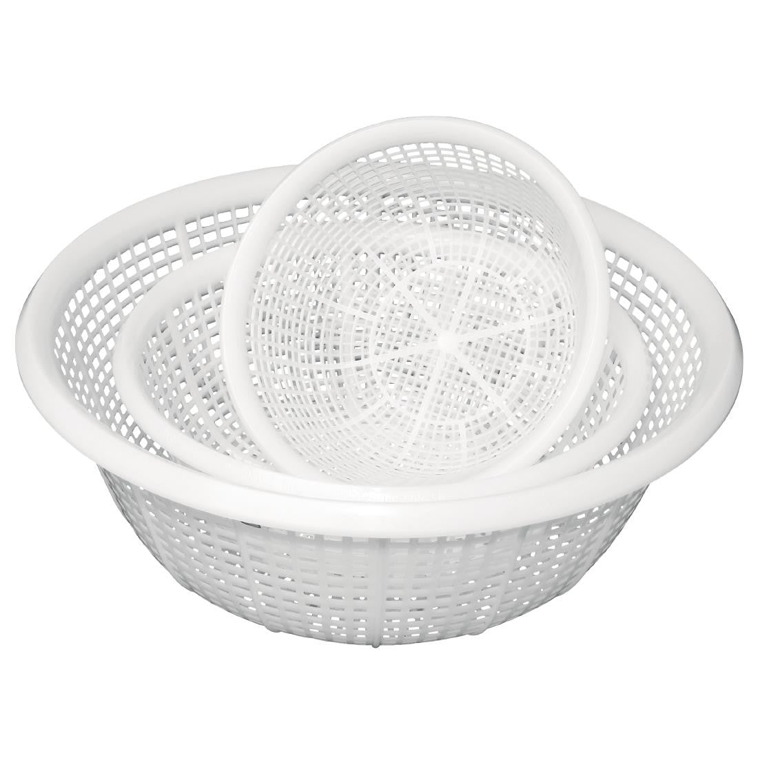 Vogue Round Colander White 380mm CW352