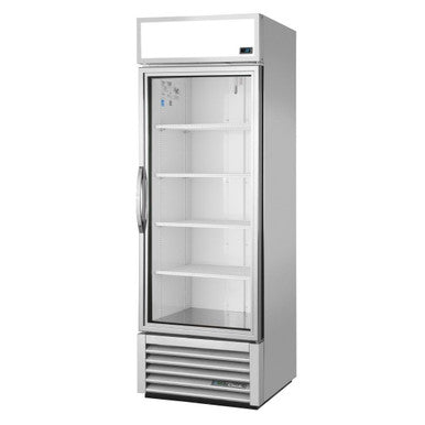 True 1 Glass Door 538L Upright Display Fridge Aluminium GDM-19T-HC-TSL01 CW388