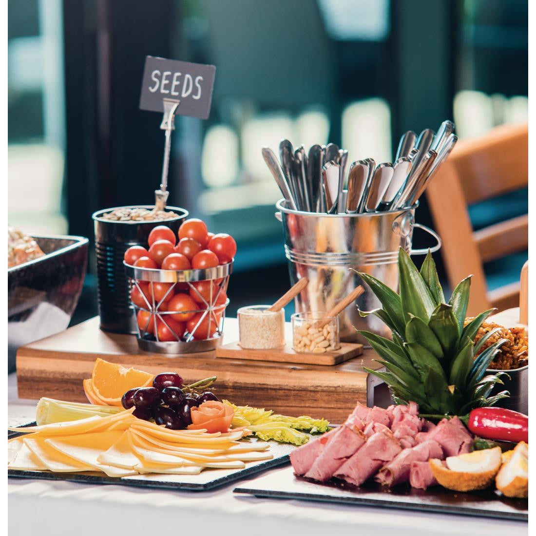 Olympia Acacia Wood Riser Set (Pack of 3) CP697