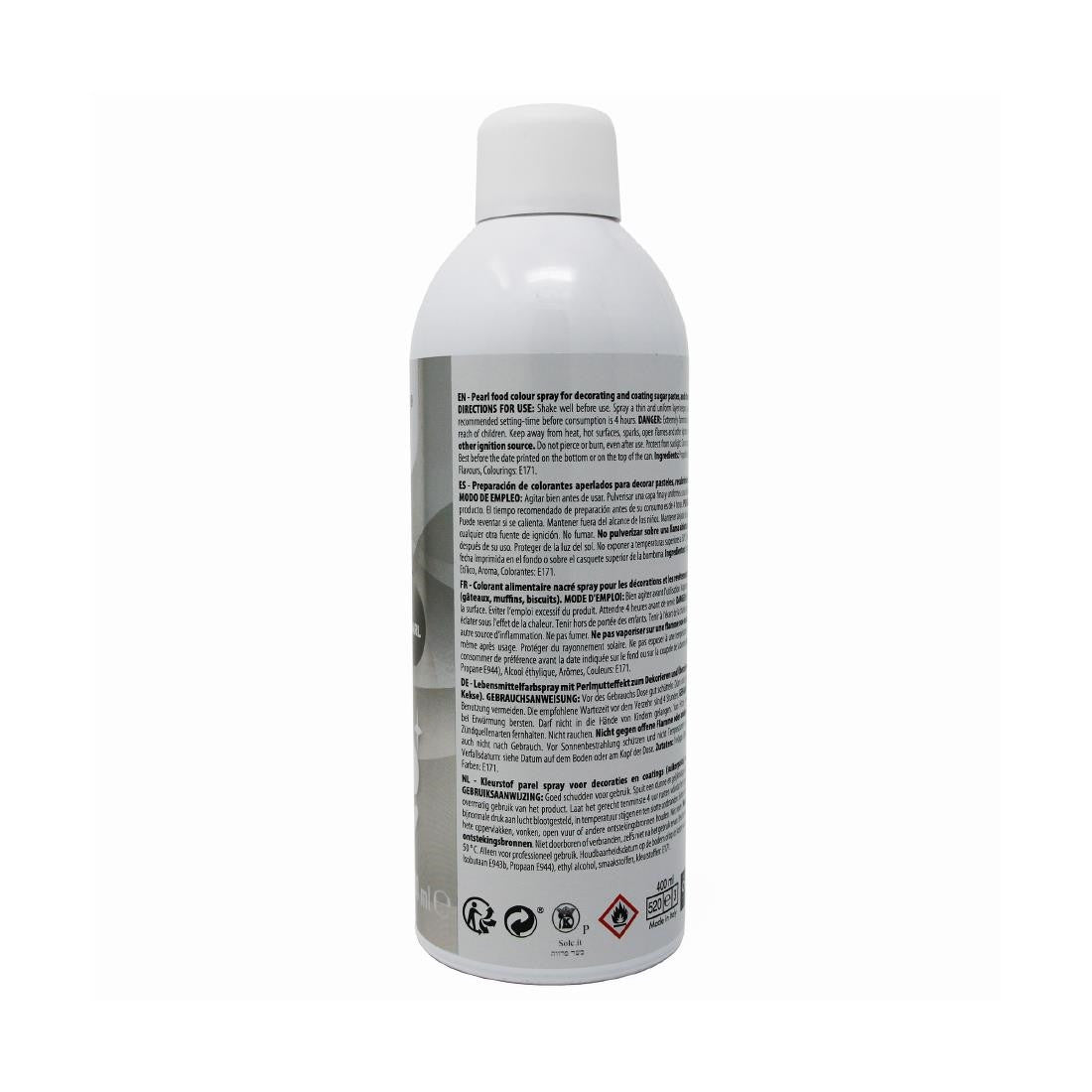 PME Edible Lustre Spray Pearl 400ml CX148