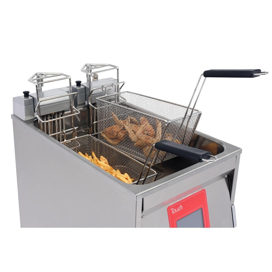 FriFri Touch 412 Electric Free Standing Single Tank Filtration Fryer TL412M31G0 CX896