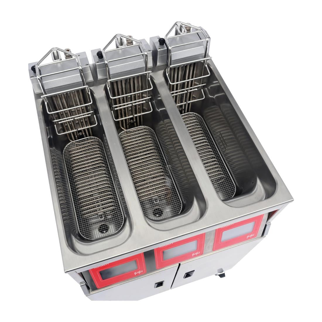 FriFri Touch 633 Electric Free Standing Triple Tank Filtration Fryer TL633M31G0 CX899