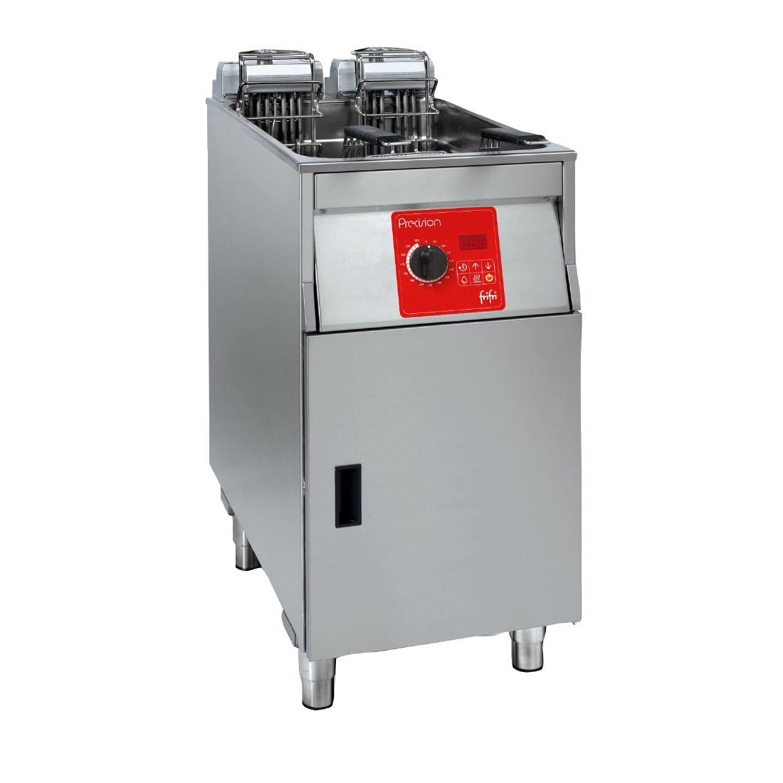 FriFri Precision 412 Electric Free Standing Single Tank Filtration Fryer PL412M31G0 CX901