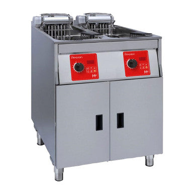 FriFri Precision 622 Electric Free Standing Twin Tank Filtration Fryer PL622H32G0 CX903