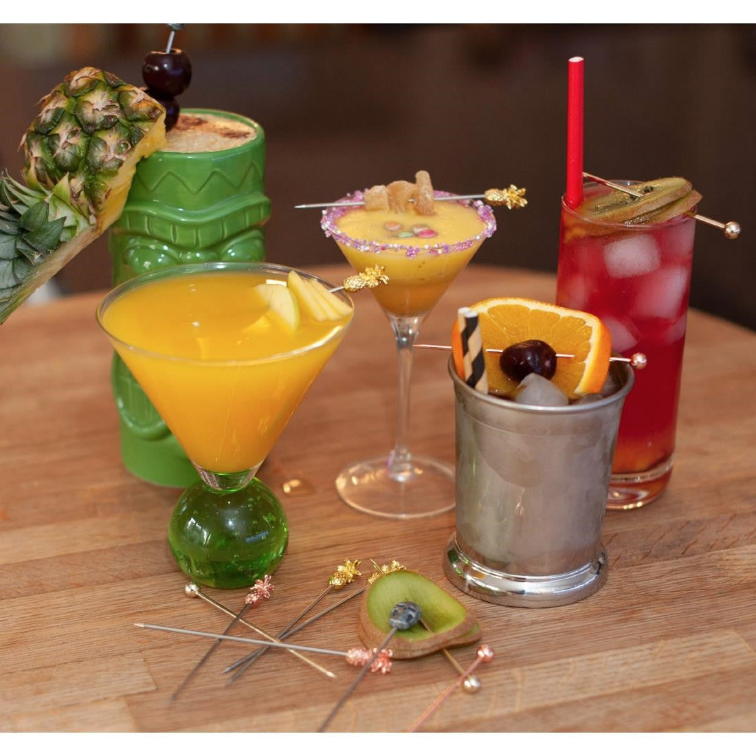 Beaumont Skull Garnish Pick (Pack of 10) CZ592