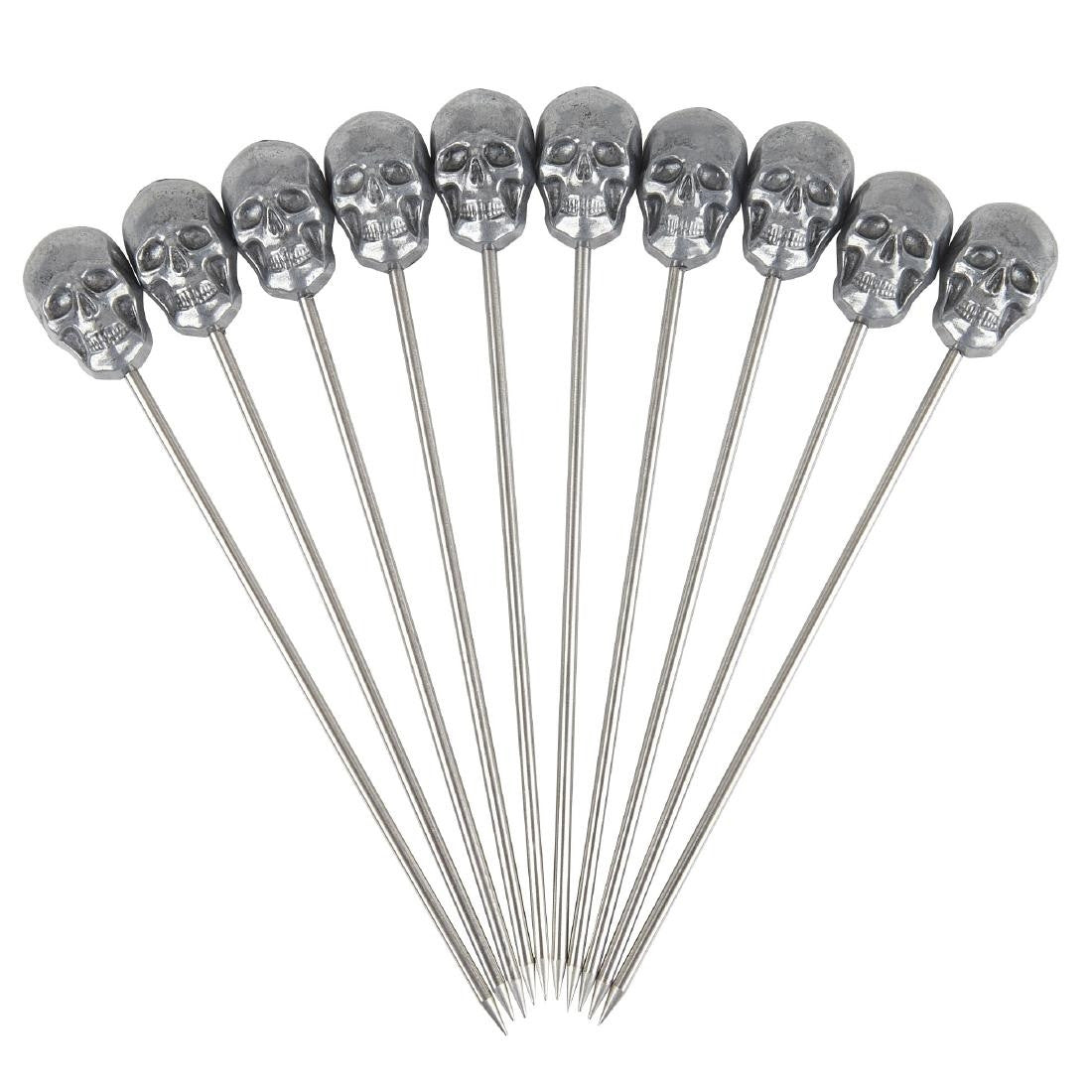 Beaumont Skull Garnish Pick (Pack of 10) CZ592