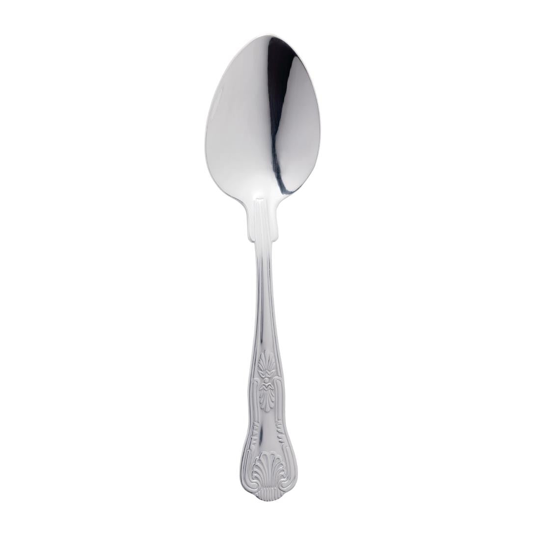 Full shot of the back of Olympia Kings Dessert Spoon.