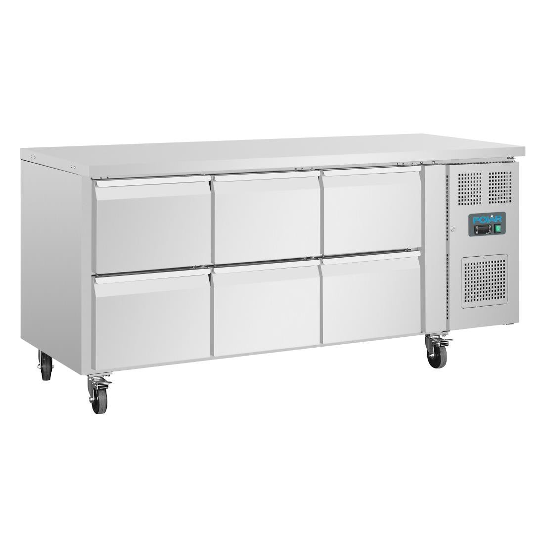 Polar U-Series Six Drawer Gastronorm Counter Fridge DA548