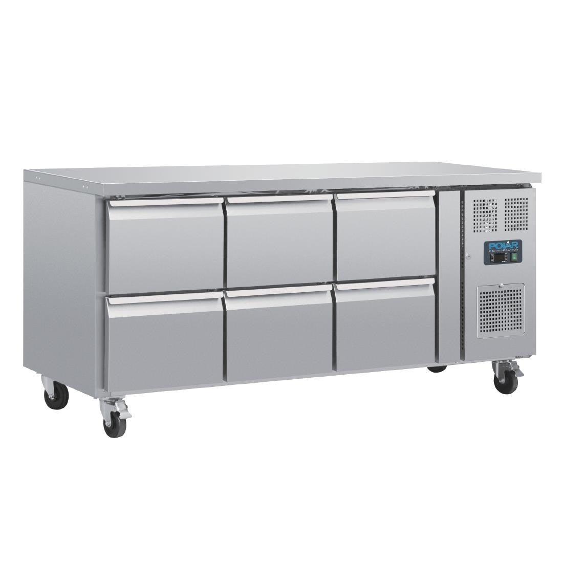 Polar U-Series Six Drawer Gastronorm Counter Fridge DA548