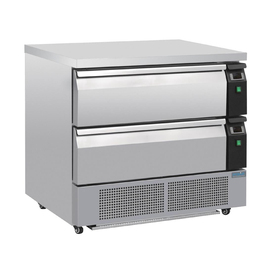 Polar U-Series Double Drawer Dual Temperature Counter Fridge Freezer 4xGN DA996