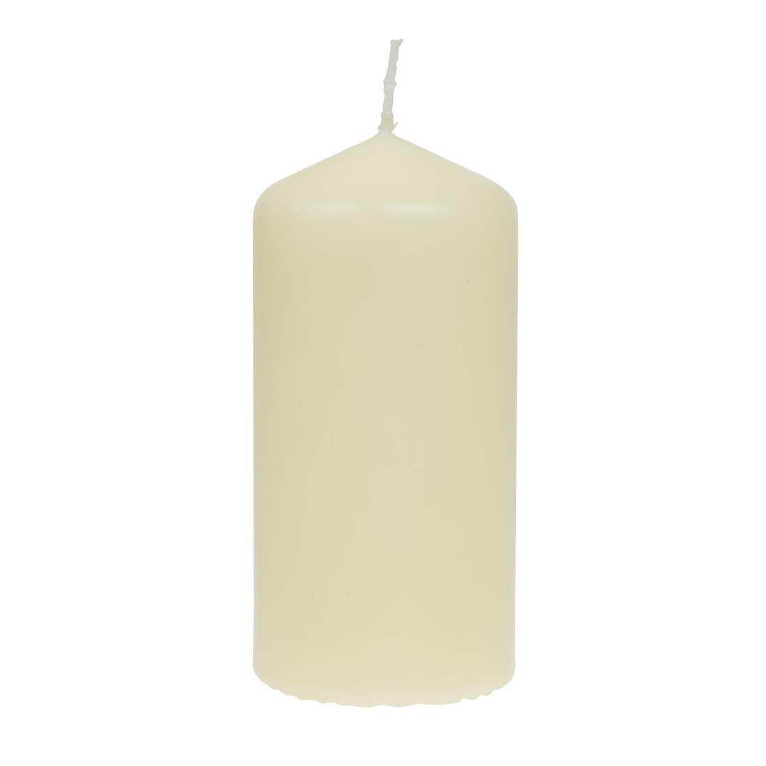 Bolsius Tall Pillar Candles Ivory 120mm (Pack of 12) DB087