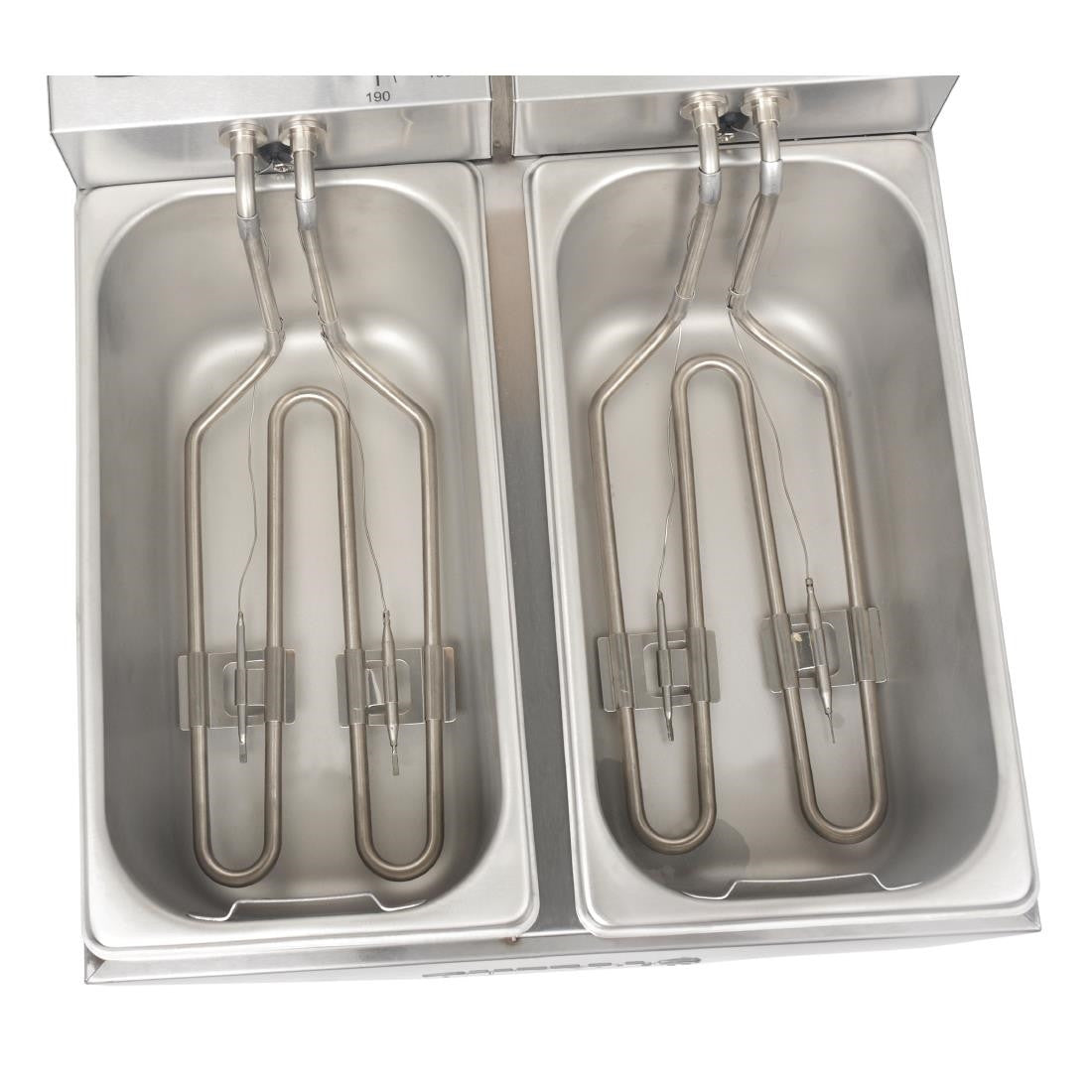 Buffalo Twin Tank Twin Basket 2x3Ltr Countertop Fryer 2x2kW DB203