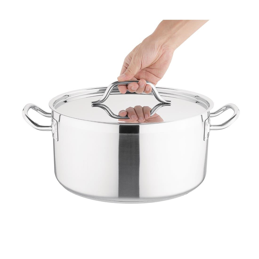 Nisbets Essentials Stainless Steel Stew Pot 12Ltr DB255
