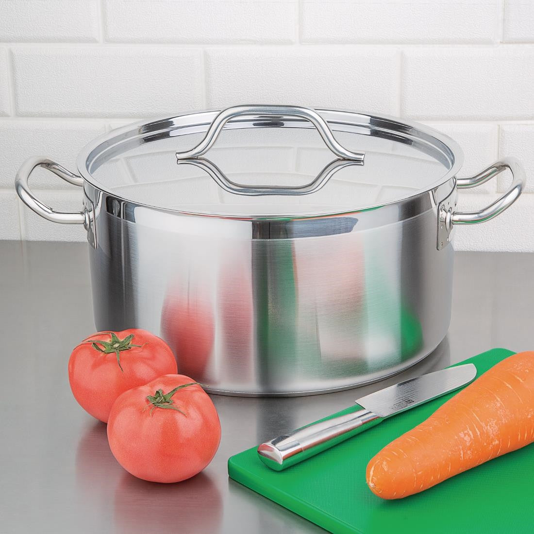 Nisbets Essentials Stainless Steel Stew Pot 12Ltr DB255