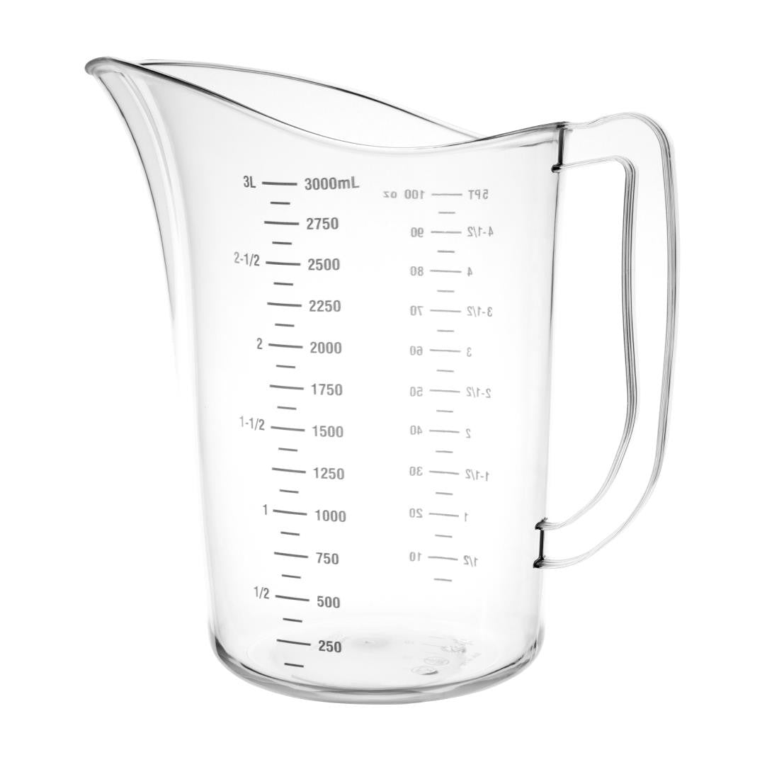 Vogue Polycarbonate Measuring Jug 3Ltr DB453
