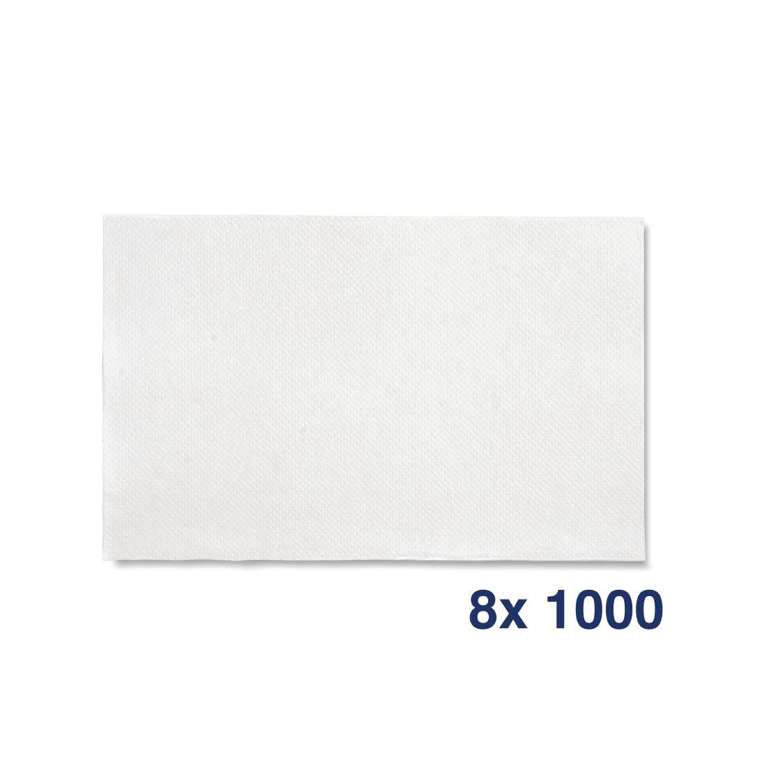 Tork Xpressnap Extra Soft Dispenser Napkin White 2Ply 1/2 Fold (Pack of 8x1000) DB466
