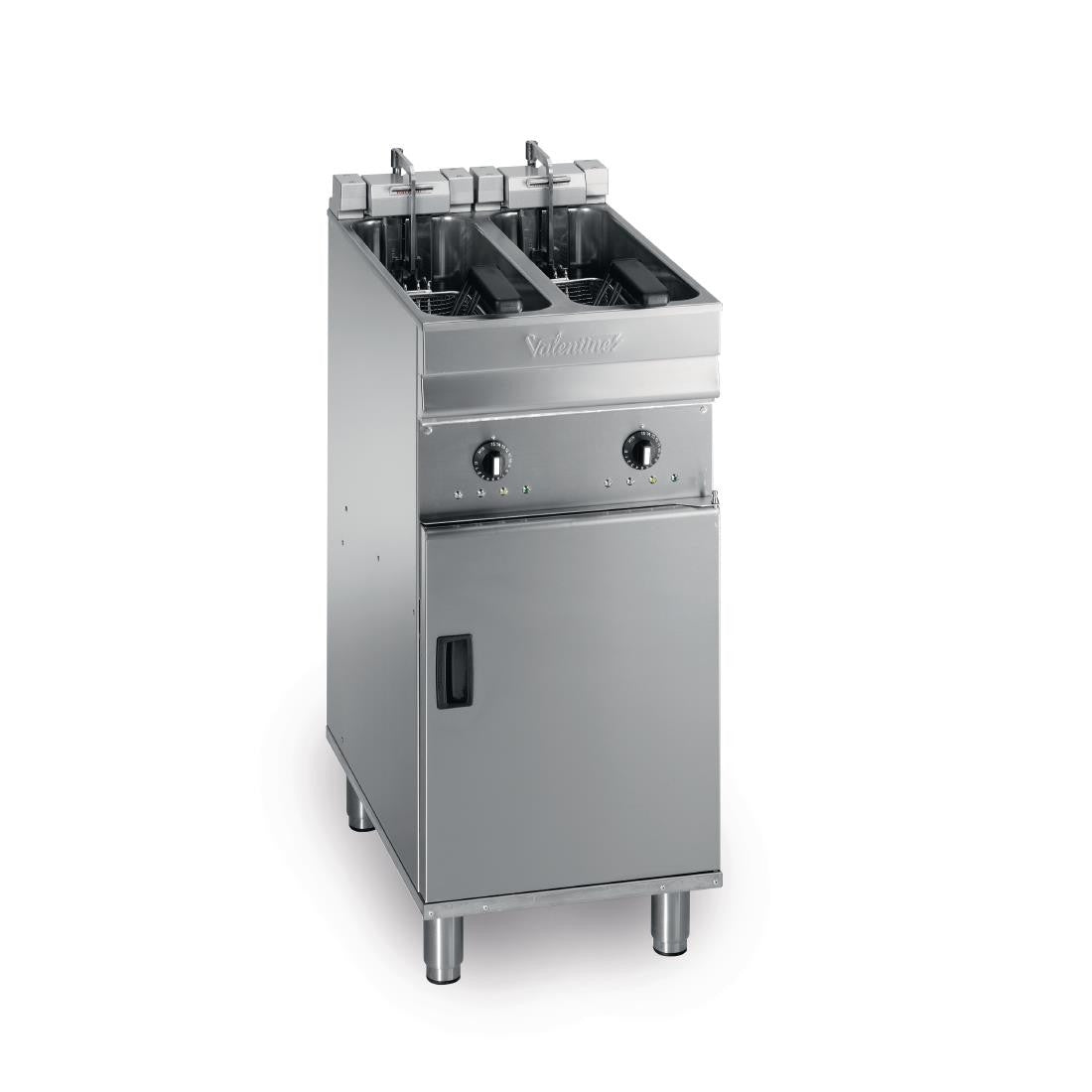 Valentine Twin Tank Twin Basket Free Standing Electric Fryer Evo 2200 DB592
