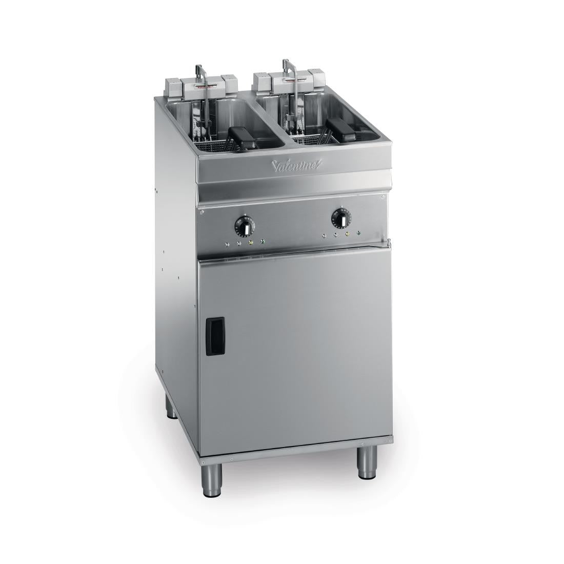Valentine Twin Tank Twin Basket Free Standing Electric Fryer Evo 2525 DB593