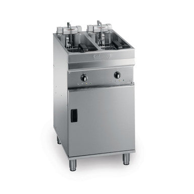 Valentine Twin Tank Twin Basket Free Standing Electric Fryer Evo 2525 DB593