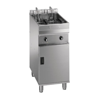 Valentine Single Tank Twin Basket Free Standing Electric Filtration Fryer Evo 400P DB599