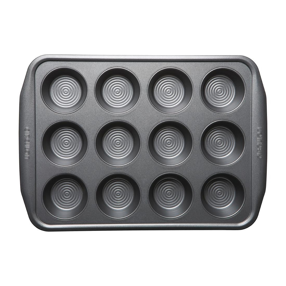Circulon Carbon Steel Muffin Tin 12 Cup DE505