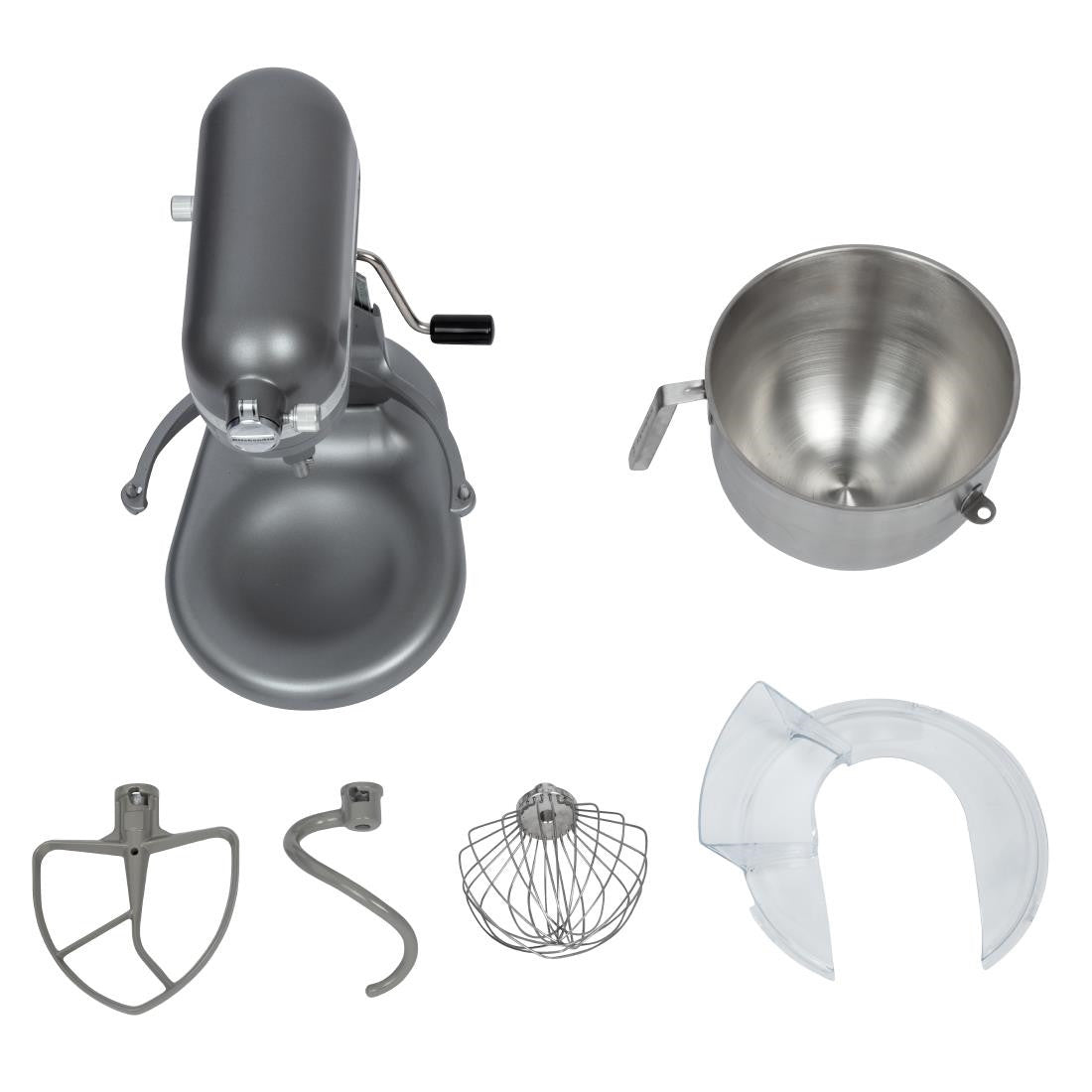 KitchenAid Heavy Duty Stand Mixer 6.9Ltr Silver 5KSM7591XBSL DE509