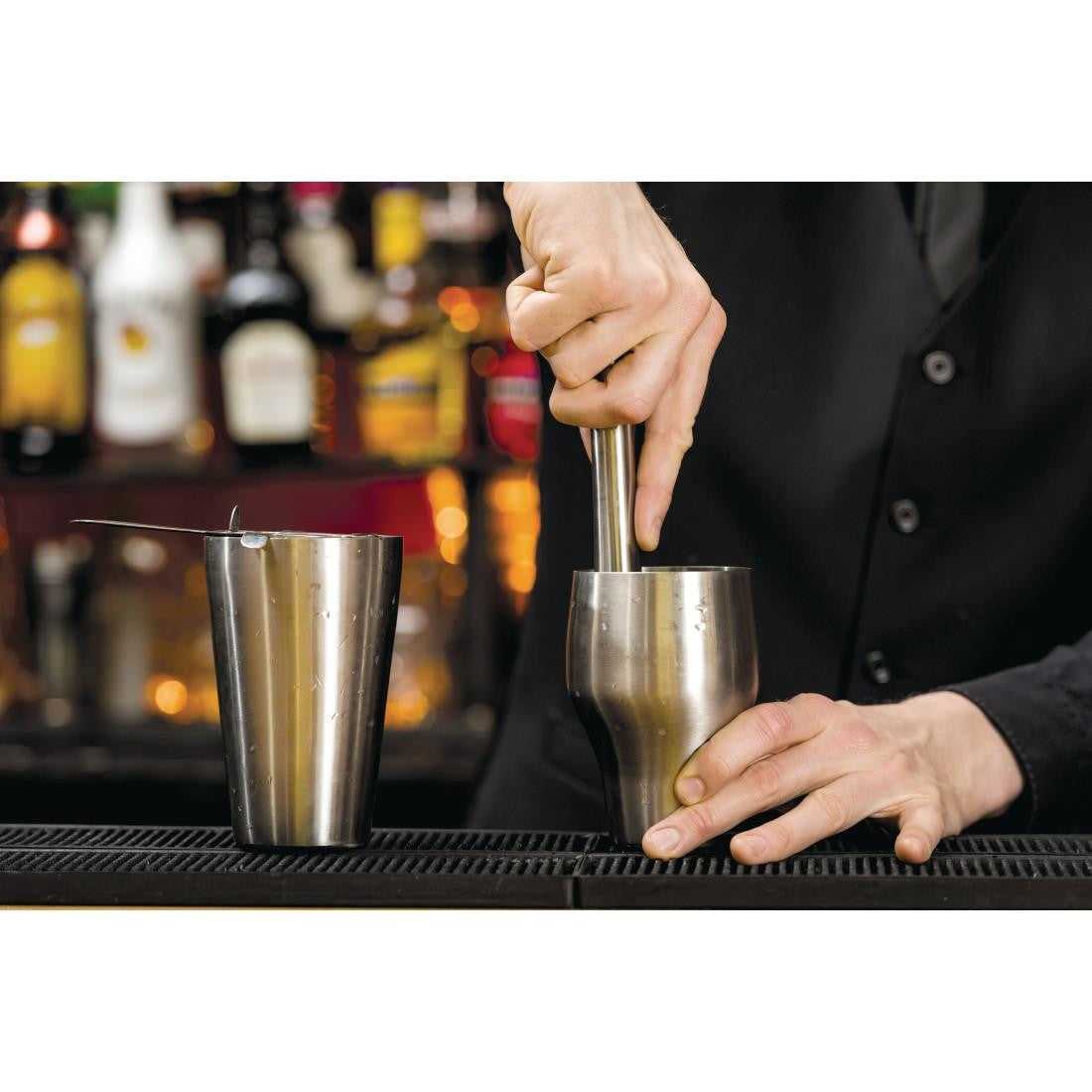 Beaumont Mezclar French Cocktail Shaker Satin DF232
