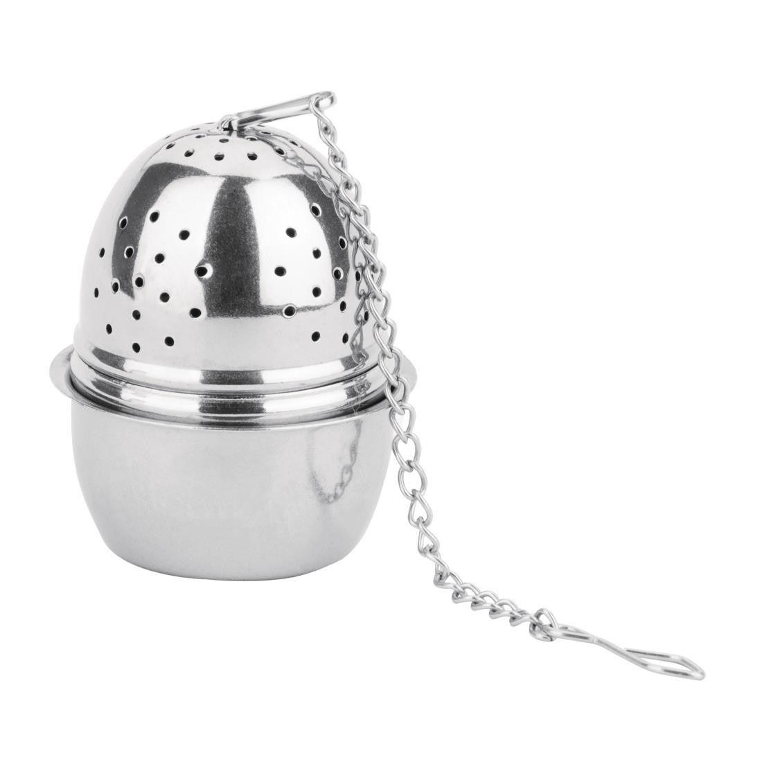 Olympia Oval Stainless Steel Tea Strainer 40(Ø) x 55(H)mm DF898