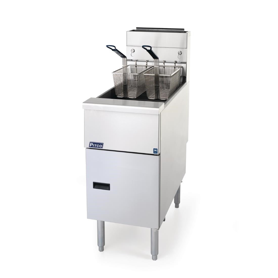 Pitco Single Tank Gas Fryer VF35 Natural Gas DG160-N