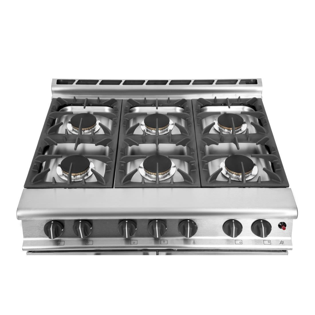 Falcon 6 Burner Dominator Plus Oven Range G3101 Natural Gas with Feet DK940-N