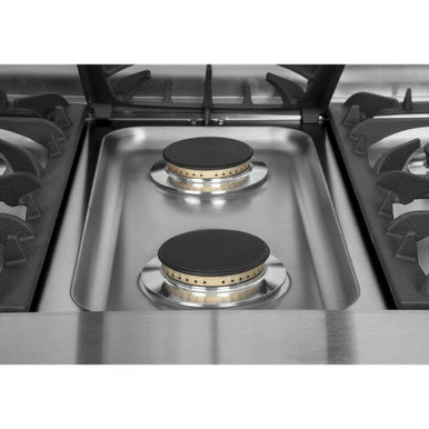 Falcon 6 Burner Dominator Plus Oven Range G3101 Natural Gas with Feet DK940-N