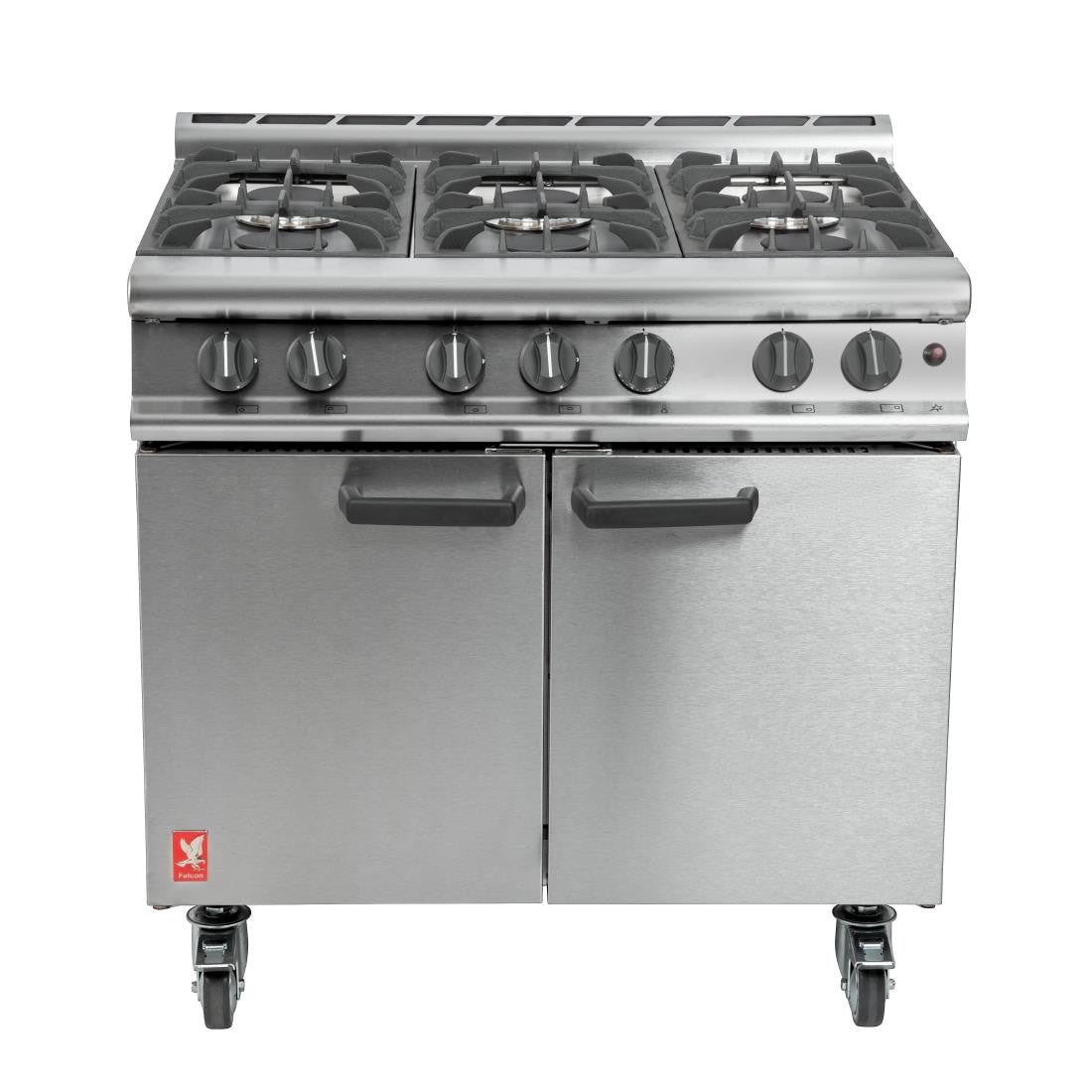 Falcon 6 Burner Dominator Plus Oven Range G3101 Propane Gas with Castors DK941-P