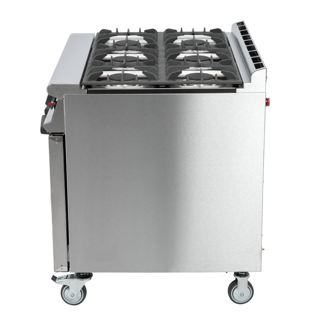 Falcon 6 Burner Dominator Plus Oven Range G3101 Propane Gas with Castors DK941-P