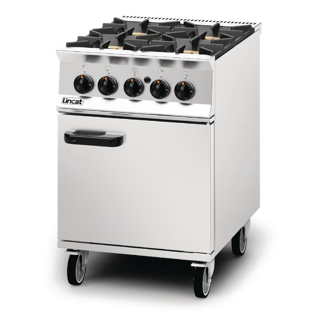 Lincat Opus 800 Natural Gas 4 Burner Range with Right Hand Door OG8001/N/RHD DM501-N