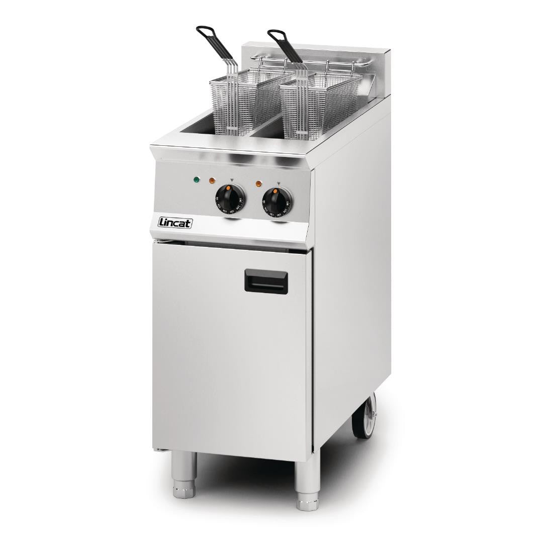 Lincat Opus 800 Twin Tank Twin Basket Free Standing Electric Fryer OE8105 DM519