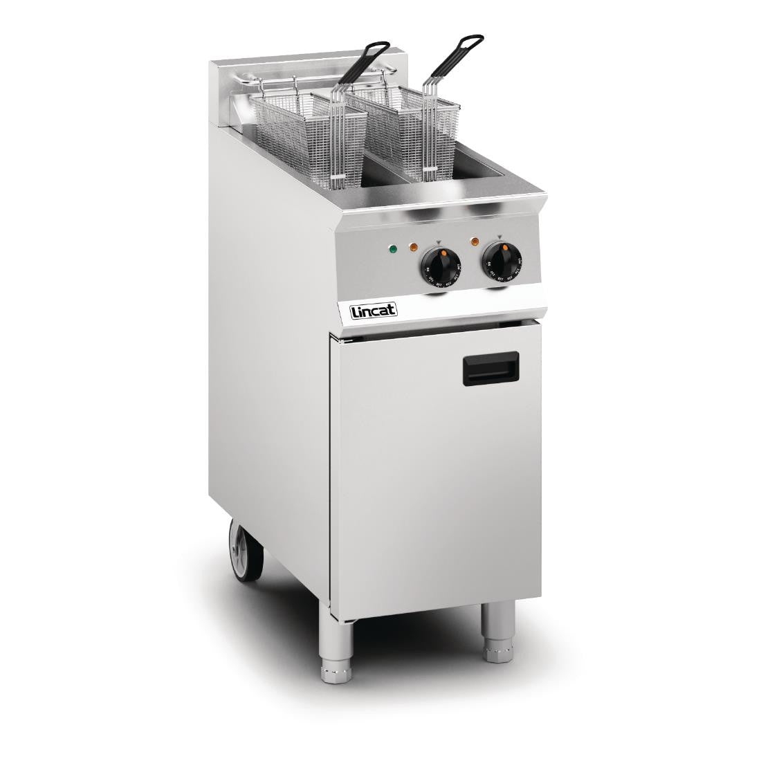 Lincat Opus 800 Twin Tank Twin Basket Free Standing Electric Fryer OE8105 DM519