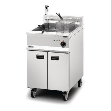 Lincat Opus 800 Single Tank Twin Basket Free Standing Electric Filtration Fryer OE8108/OP DM523