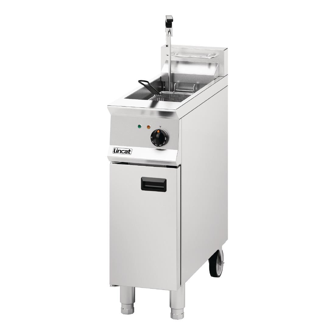 Lincat Opus 800 Single Tank Single Basket Free Standing Electric Filtration Fryer OE8112/OP DM525