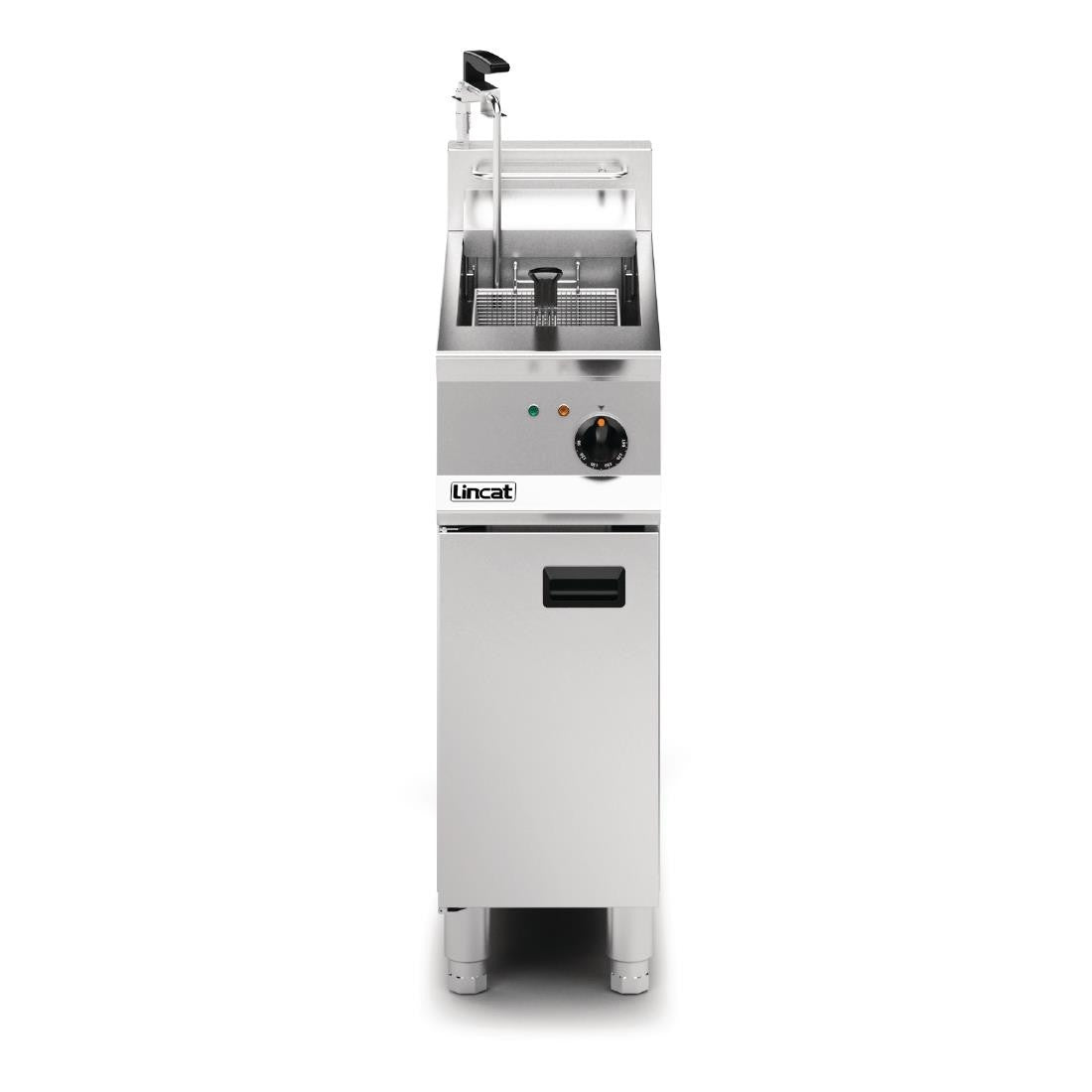 Lincat Opus 800 Single Tank Single Basket Free Standing Electric Filtration Fryer OE8112/OP DM525