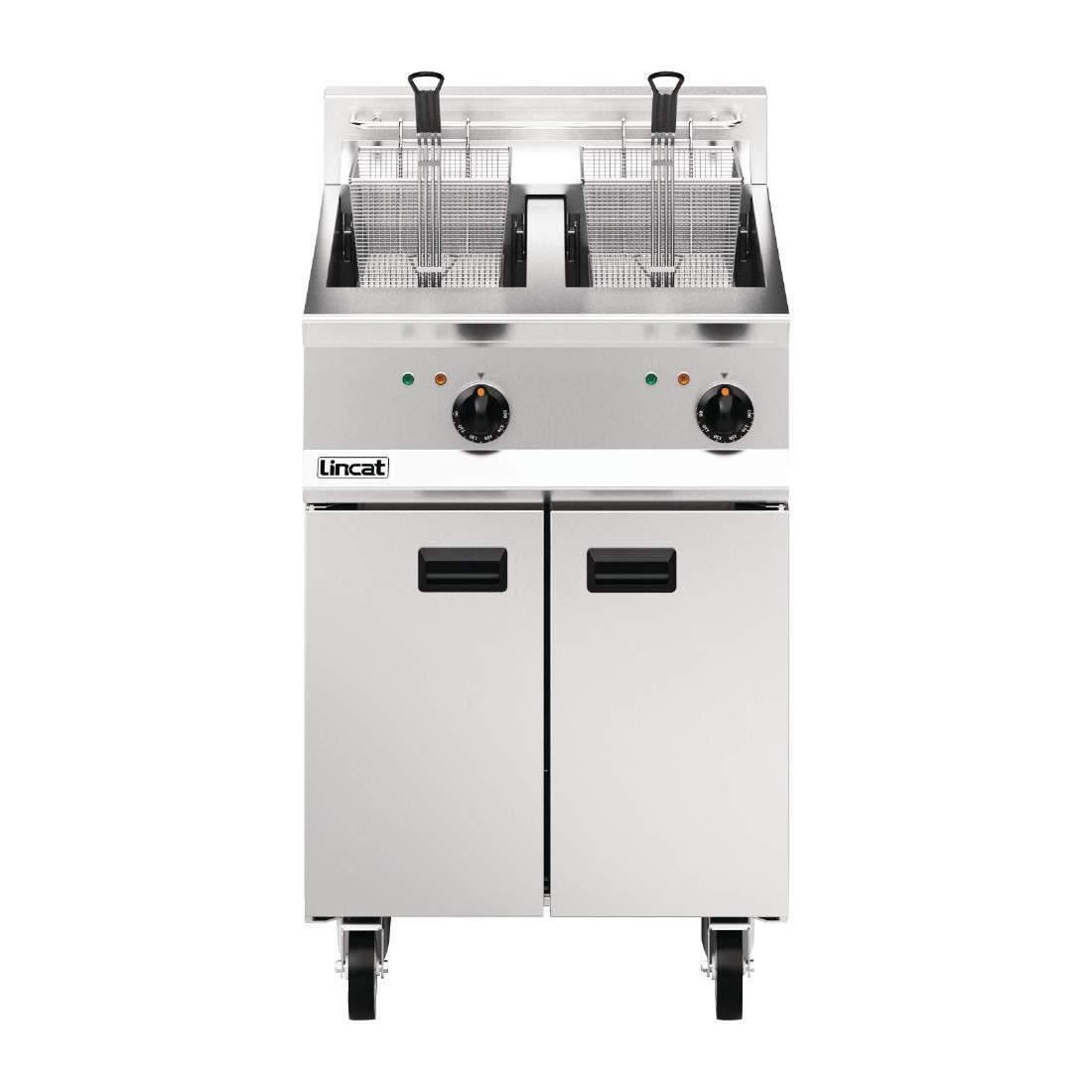 Lincat Opus 800 Twin Tank Twin Basket Free Standing Electric Fryer OE8113 DM526