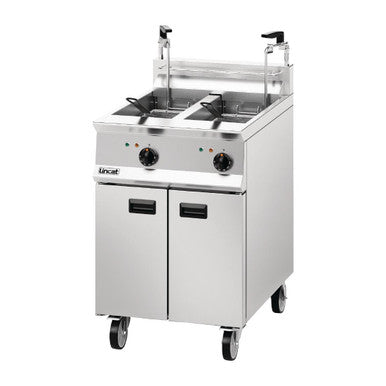 Lincat Opus 800 Twin Tank Twin Basket Free Standing Electric Filtration Fryer OE8113/OP2 DM528