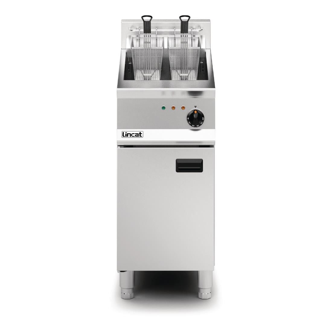 Lincat Opus 800 Single Tank Twin Basket Free Standing Electric Fryer OE8114 DM529