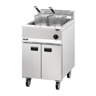 Lincat Opus 800 Single Tank Twin Basket Free Standing Propane Gas Fryer 600mm OG8107 DM534-P