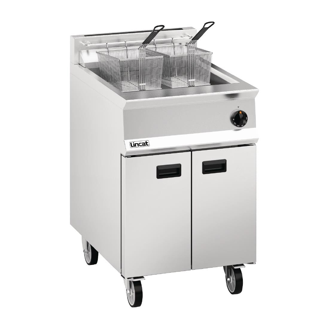 Lincat Opus 800 Single Tank Twin Basket Free Standing Propane Gas Fryer 600mm OG8107 DM534-P