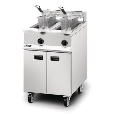 Lincat Opus 800 Twin Tank Twin Basket Free Standing Propane Gas Fryer OG8111 DM538-P