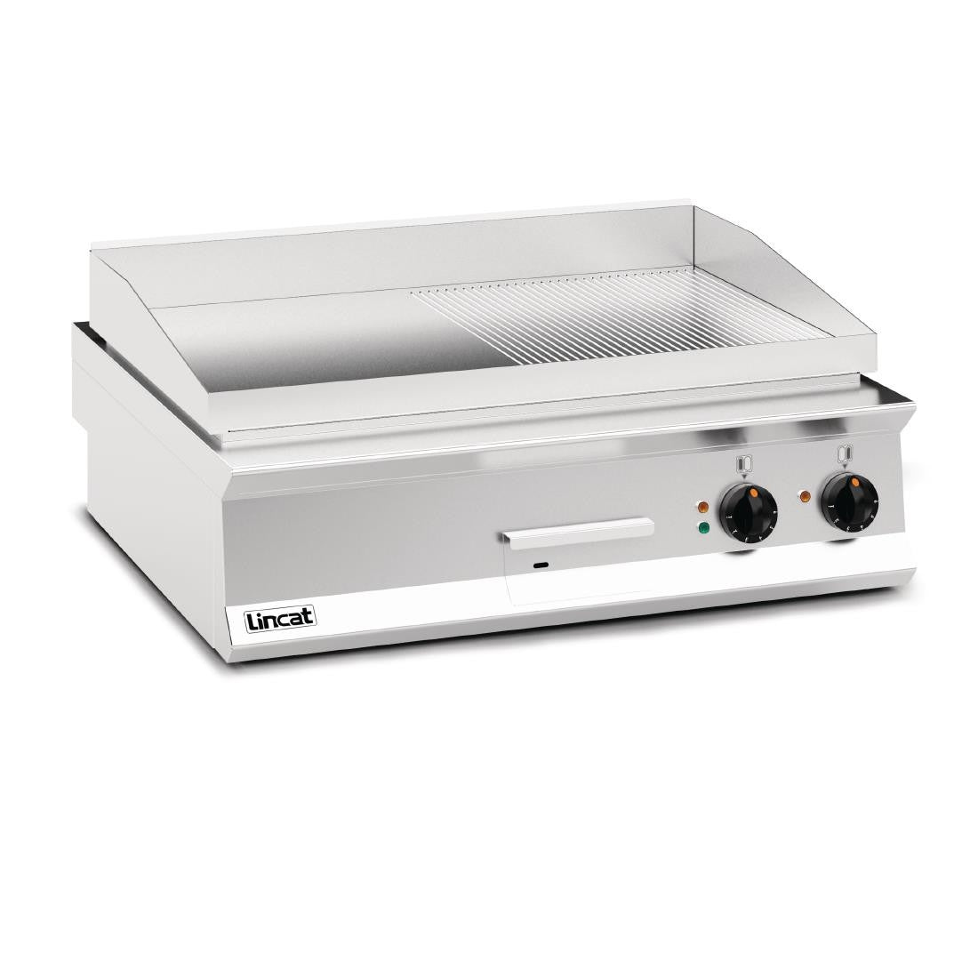 Lincat Opus 800 Half Ribbed Griddle OE8206/R DM551