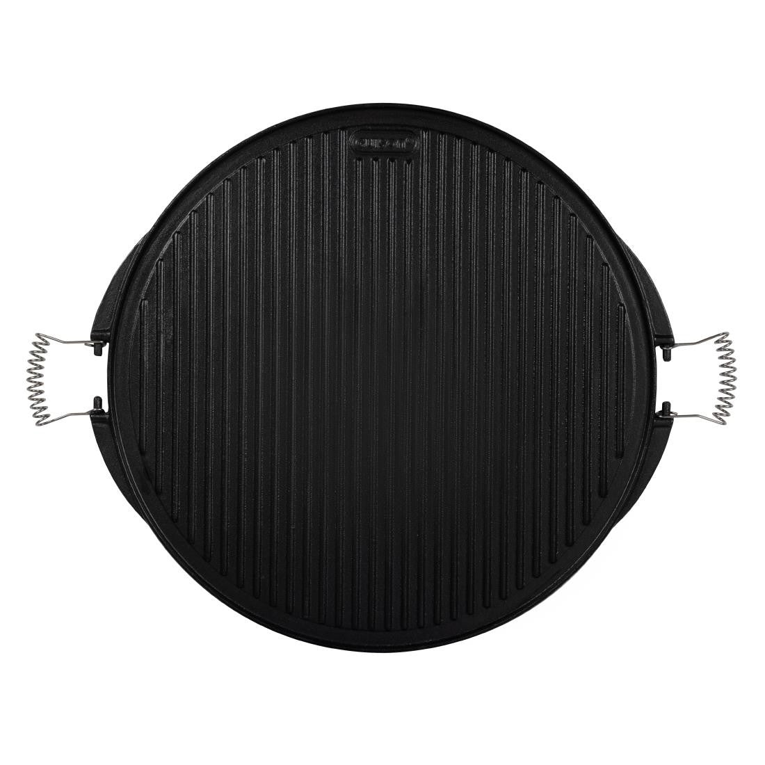 Garcima SL Enamelled Cast Iron Round Griddle Pan 520mm DM722