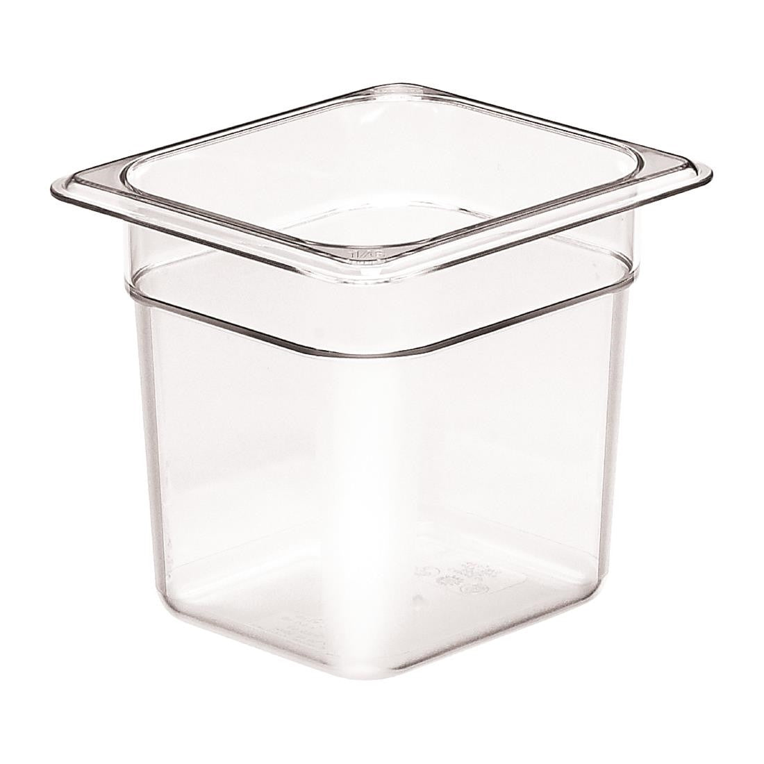 Cambro Polycarbonate 1/6 Gastronorm Tray 150mm DM753